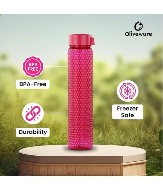 Oliveware Pink Water Bottle 400 mL ( Set of 3 ) - Pink