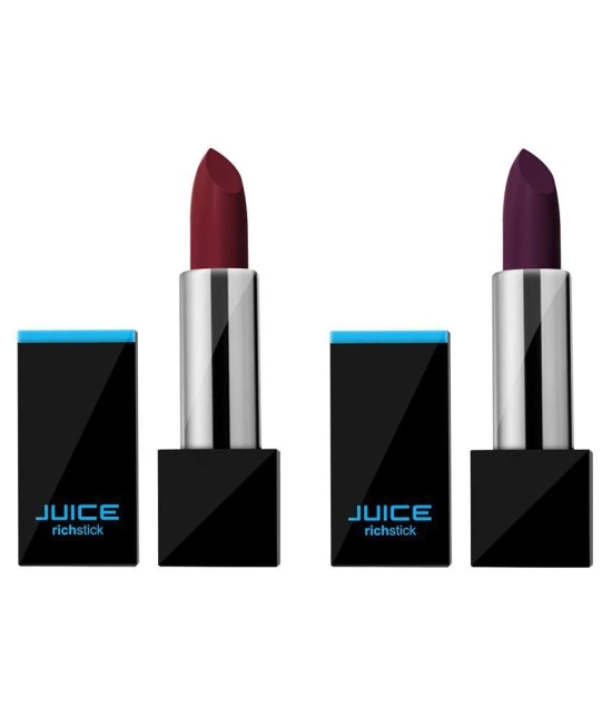 Juice MOROCCAN ROSE &BLACKENED HEART Creme Lipstick M-23,M-44 Multi Pack of 2 200 g