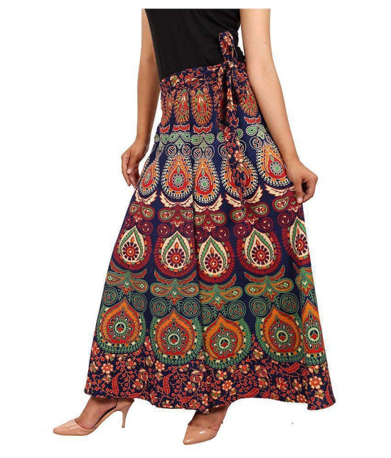 Rangun Cotton A-Line Skirt - Multi Color - 33-36