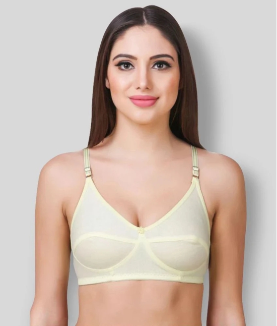 Kiran Enterprises - Multicolor Cotton Non - Padded Womens T-Shirt Bra ( Pack of 3 ) - 40B