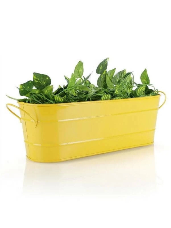 Oval Planter Large Yellow