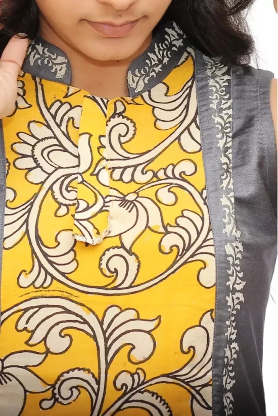 Tisser Kalamkari Handpainted Kurti