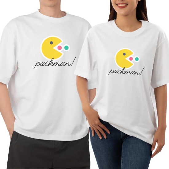 Packman or Pac-Man?-4XL (48 in) / Black