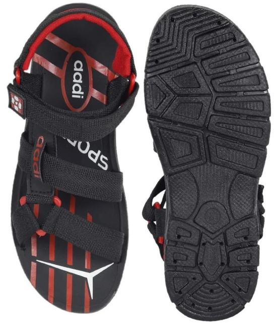 Aadi - Red Mens Sandals - None