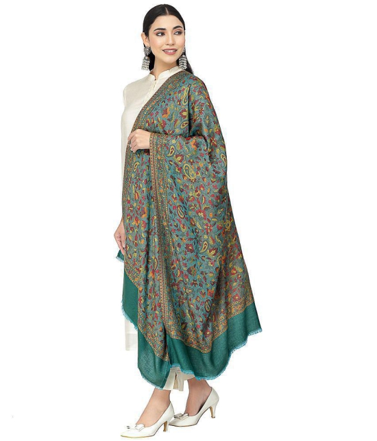 Anekaant Green Self Design Shawl - ( Pack of 1 ) - Green