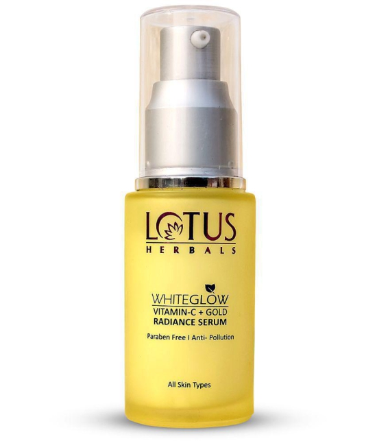 Lotus Herbals WhiteGlow Vitamin C and Gold Radiance Face Serum, 30ml