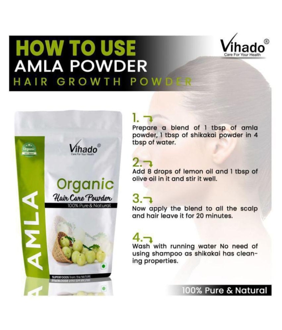 Vihado Amla  Powder Semi Permanent Hair Color Henna 50 g