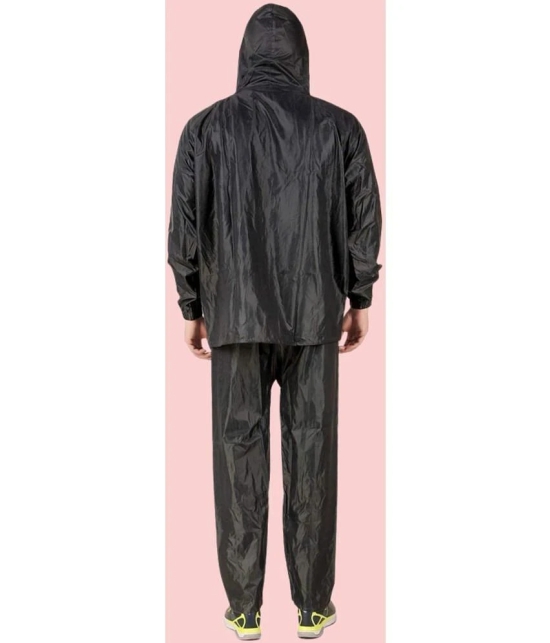 AKTIF Black Polyester Mens Rain Suit ( Pack of 1 ) - 3XL