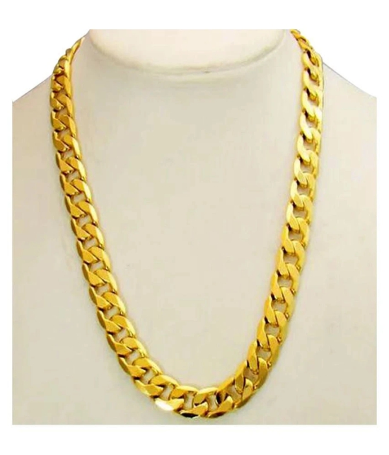 Steorra jewels Gold Plated Golden Chain Jewelry - None