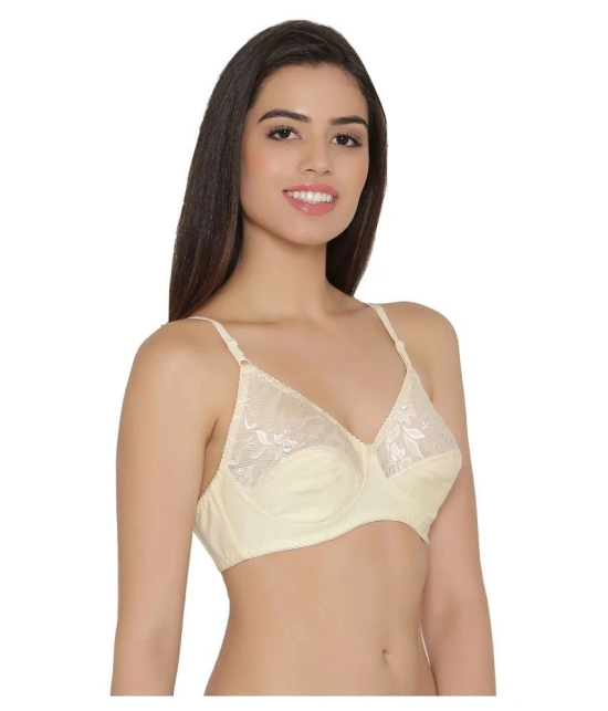 Clovia Poly Cotton Shaping Bra - Beige - None