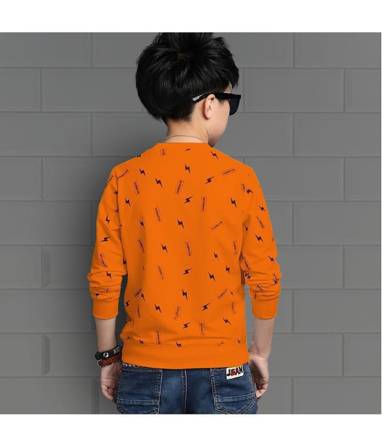 Supersquad - Orange Cotton Boys Sweatshirt ( Pack of 1 ) - None