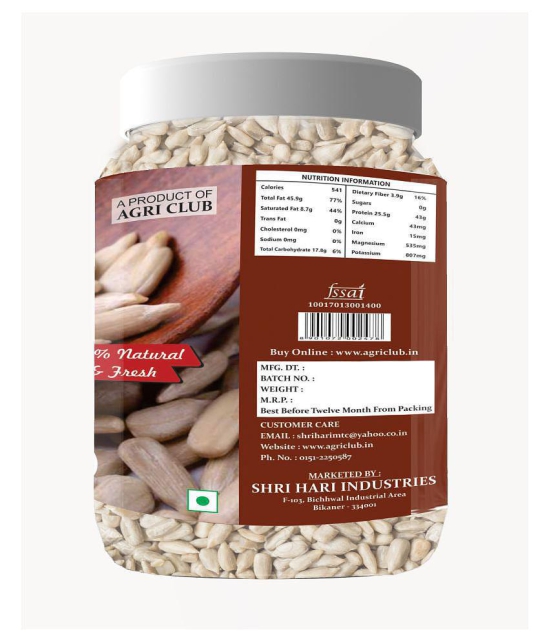 AGRICLUB Sunflower Seeds 400 g