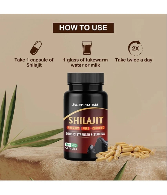 JAGAT PHARMA Shilajit Capsule 120 no.s