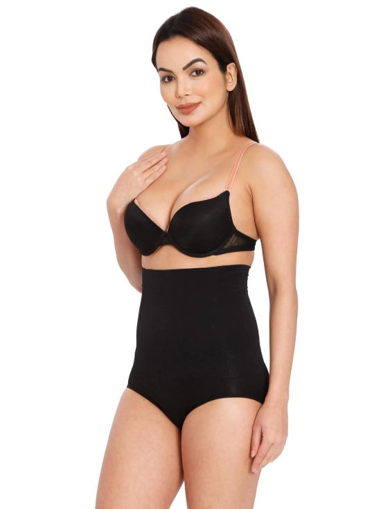 Tummy Slimmer V Shapewear-Black / M