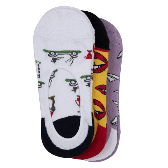 SWHF Premium Soft Organic Cotton No-Show Designer Socks Set | For Men & Women | Premium Fabric | Design | (Multicolored, 6)