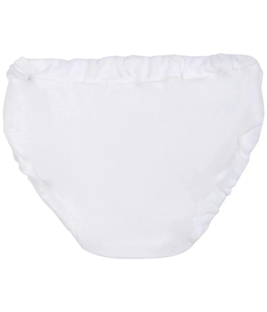 GIRLS PANTY PRINTED WHITE PACK OF 6 - None