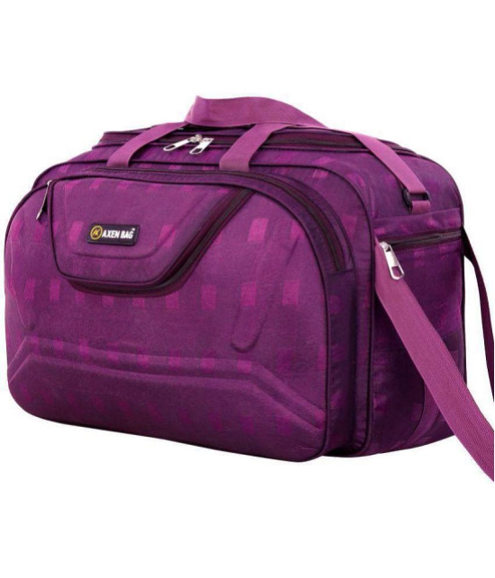 AXEN BAGS - Purple Polyester Duffle Trolley - Onesize