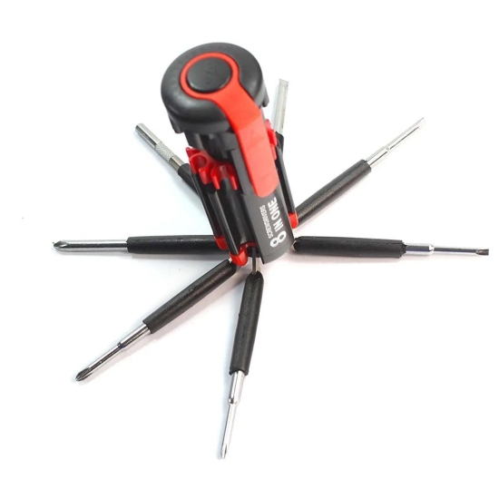 0427  8 in 1 Multi-Function Screwdriver Kit with LED Portable Torch
