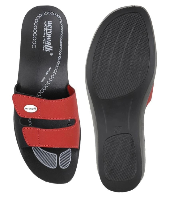 Aerowalk - Red Womens Flats - None