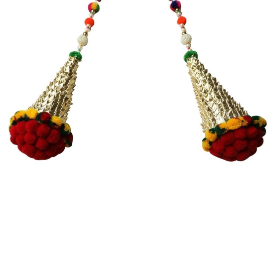 Garvi Gurjari (A Gujarat Govt Enterprise) Bead Toran (8 cm x 8 cm, GSHHDCL149)