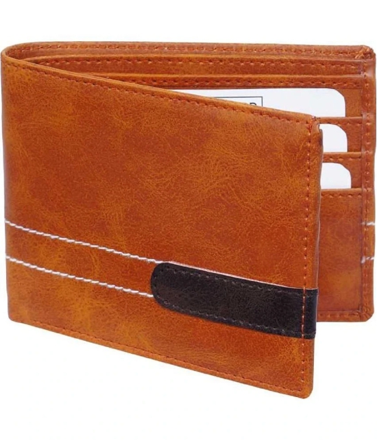 samtroh - PU TAN Mens Regular Wallet ( Pack of 1 ) - Tan