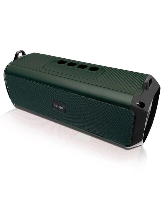 hitage BS 414 BIG SPEAKER 5 W Bluetooth Speaker Bluetooth V 5.0 with USB,Aux,3D Bass Playback Time 12 hrs Green - Green