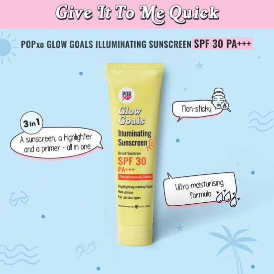 Combo of POPxo Illuminating Sunscreen + Gift Card Worth Rs. 400