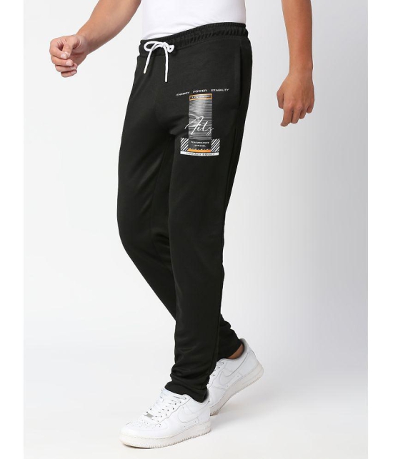 Fitz - Black Polyester Men''s Joggers ( Pack of 1 ) - None