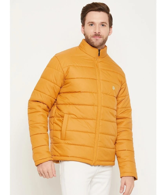 UNIBERRY Polyester Mens Puffer Jacket - Mustard ( Pack of 1 ) - None