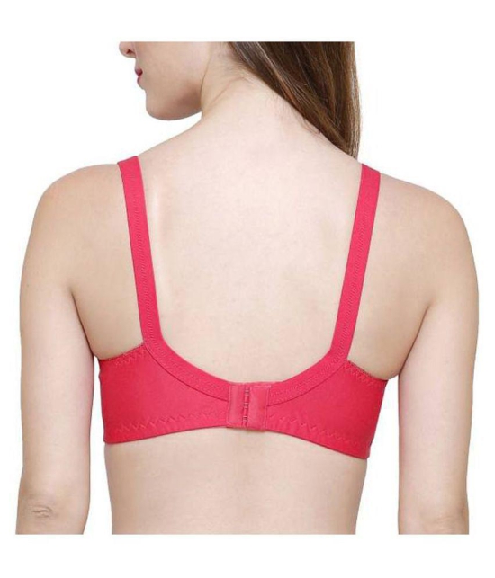 KYODO Poly Cotton Shaping Bra - Red - 42B