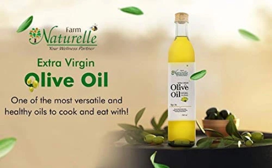 Farm Naturelle Extra Virgin Olive Oil 100% Pure, Natural Extra-Virgin Oil extracted by Pressing The Finest Spanish Olives?500 Ml