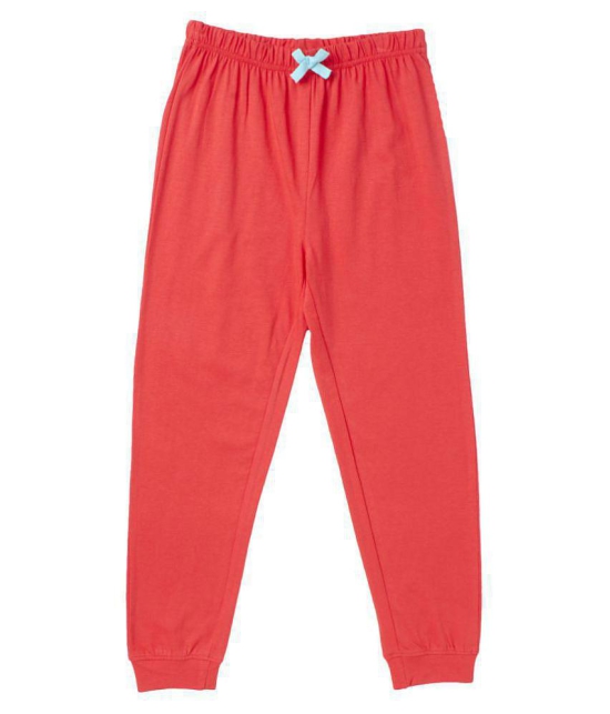 Cub Mcpaws - Red Cotton Girls Night Suit Set ( Pack of 1 ) - None