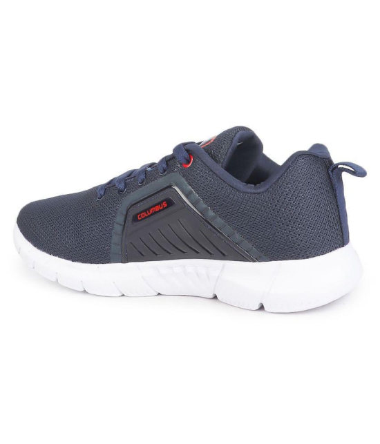 Columbus  Navy  Mens Sports Running Shoes - None