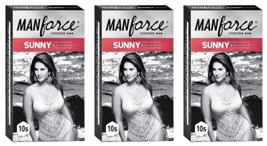 Manforce Extra Dotted SYNNY EDITION Flavoured Condom pack  Of 3X10 pieces