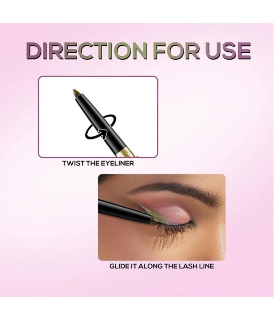 Renee Holographic Eyeliner, Quick-Drying Formula with Monochrome Effect, Smudge-Proof 0.4gm