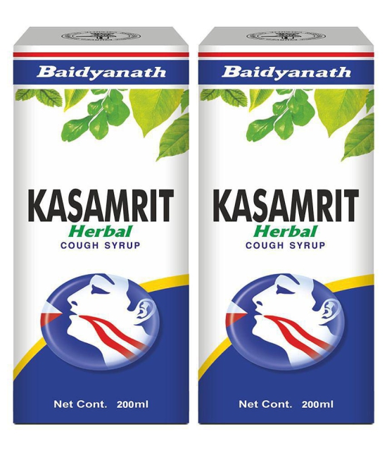 Baidyanath Kasamrit Cough Syrup 200ml each (Pack of 2)