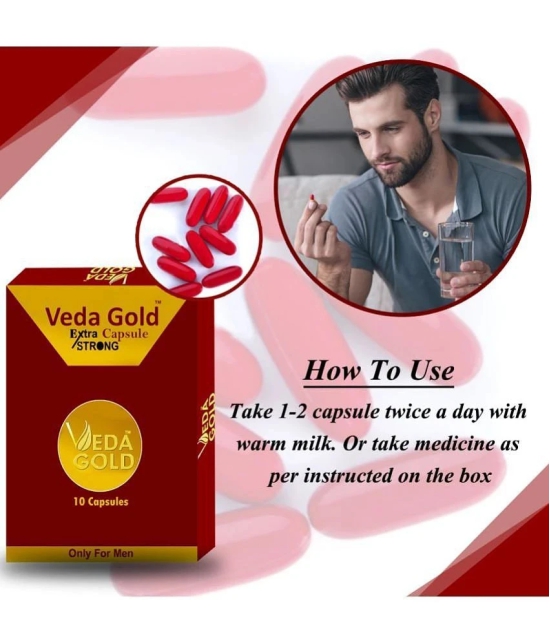 VEDA GOLD EXTRA STRONG CAPSULES FOR MEN / AYURVEDIC CAPSULES FOR MEN PROBLEM/STEMINA & BESTIAL POWER