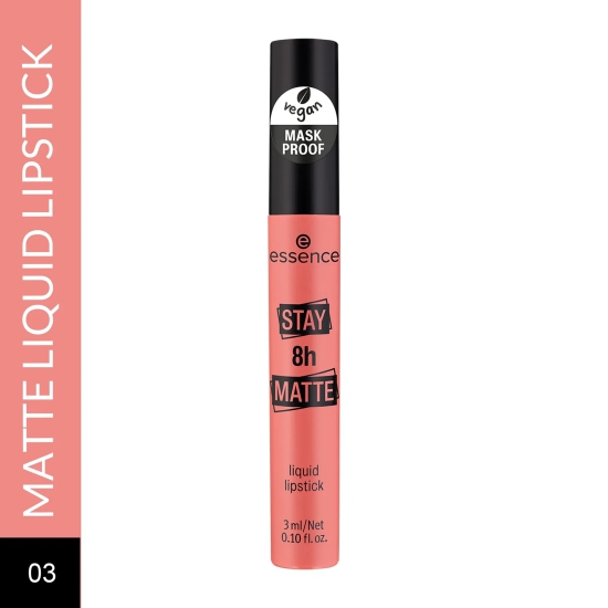 essence STAY 8h MATTE Liquid Lipstick Pink