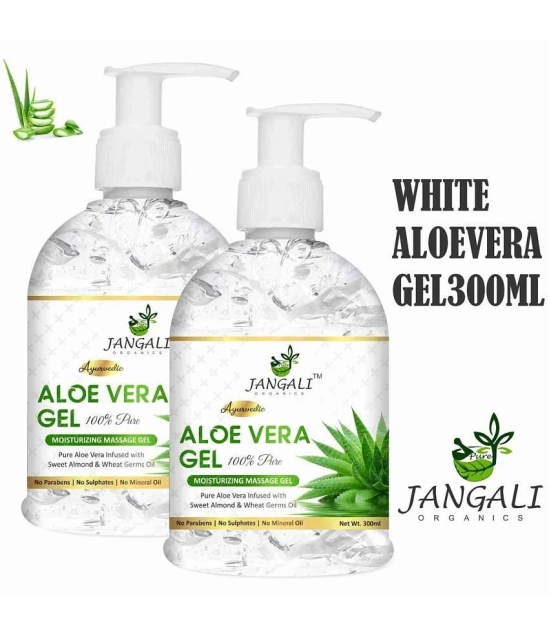 PURE JANGALI organicsAloe Vera Gel - Moisturize Skin & Younger Looking - 600ml