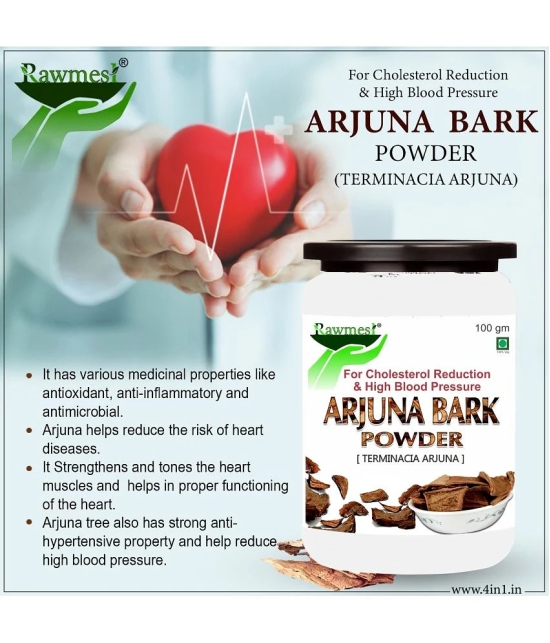 Rawmest Arjuna Bark Powder 100 Gm Pack of 2