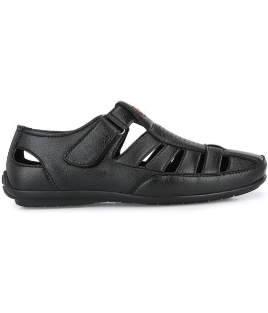 softio - Black Mens Sandals - None