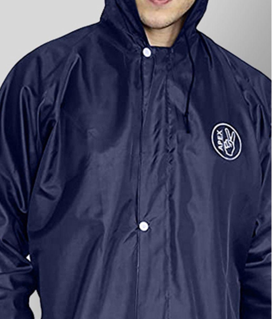 Goodluck Navy Rain Coat - XL