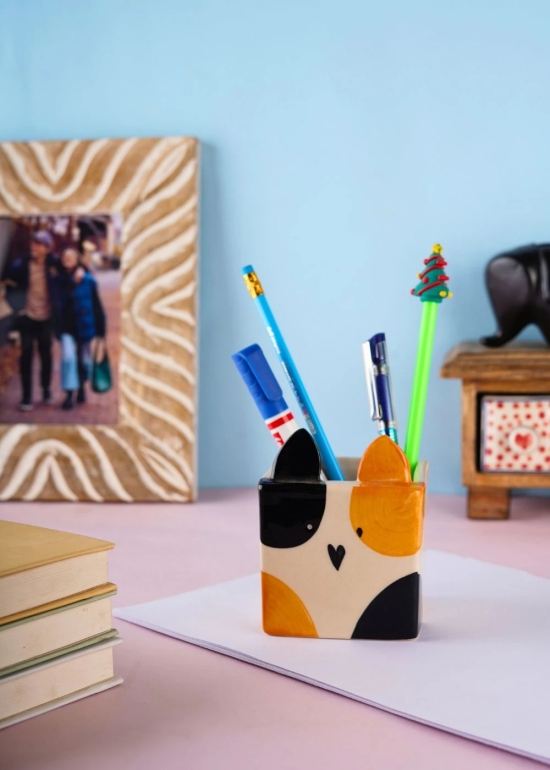 Cute Kitty Desk Planter