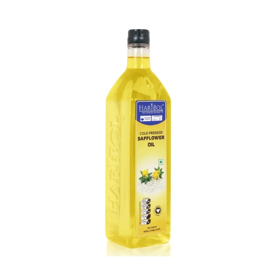 Haribol Cold Pressed Safflower Oil 1000ml | Pack of 2 | (1000ml x 2) | Buy 2 get 1 free