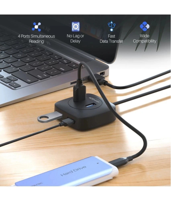 Portronics 4 port USB Hub Mport 4A