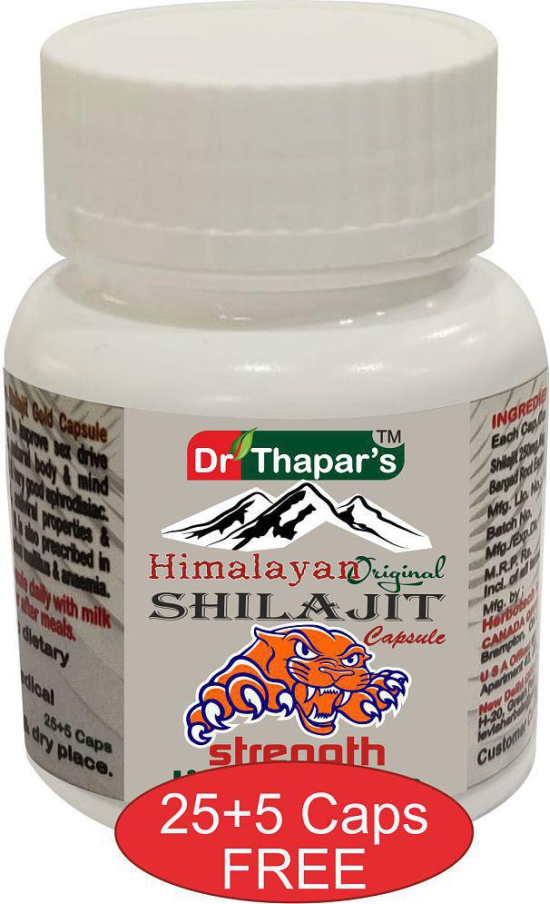 Dr. Thapar's Himalayan Original Shilajit 25+5 Free Cap