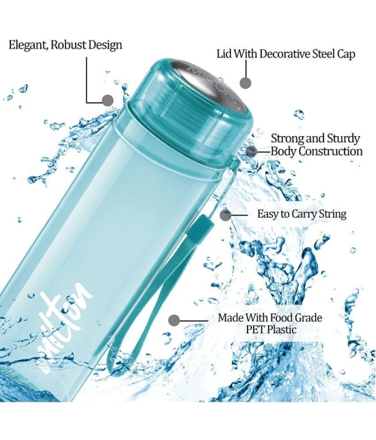 Milton HECTOR 1000 PET Blue Water Bottle 1000 ml (Set of 1) - Blue