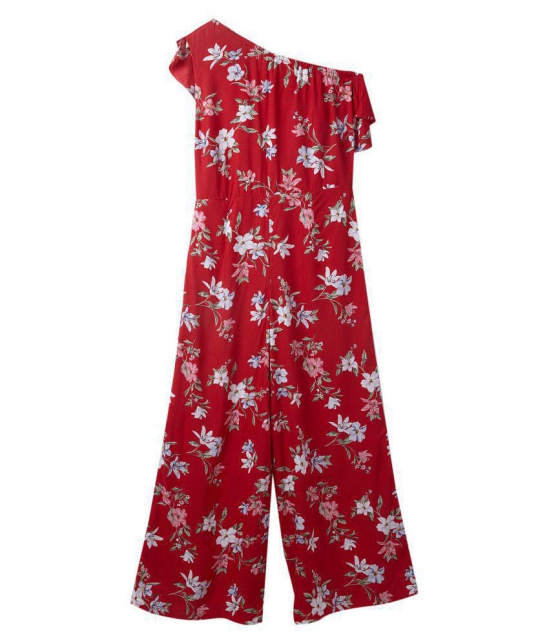 Cub Mcpaws - Red Rayon Girls Jumpsuit ( Pack of 1 ) - None