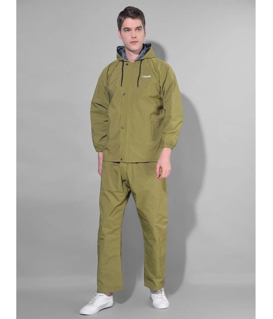 Dollar Green Polyester Mens Rain Suit ( Pack of 1 ) - L