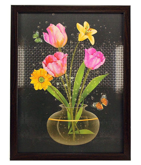 Indianara - Floral Painting With Frame